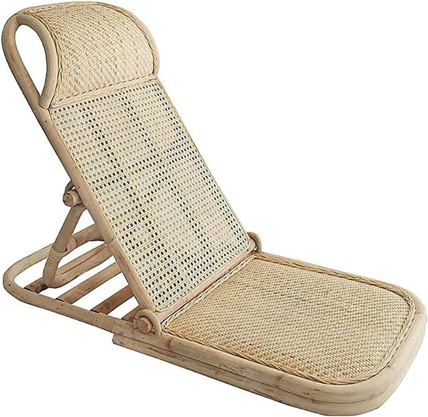 Camping Beach Recliner,Lawn Patio Lounge Chairs,Camping Beach Folding recliners,Ergonomic Portable Chaise,