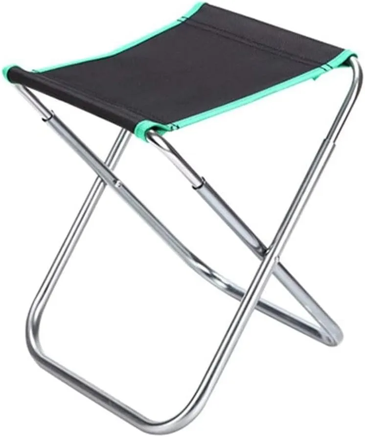 Camping Chair Aluminum Alloy Camping Chair Portable Camping Stool,Camping Folding Chair/Green/24 * 22 * 28Cm