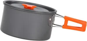 Camping Pot Cooking Pot Boiling Water Compact Lightweight Camp Stockpot with Lid for Barbecue Travel Backpacking Hiking Beach