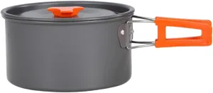 Camping Pot Cooking Pot Boiling Water Compact Lightweight Camp Stockpot with Lid for Barbecue Travel Backpacking Hiking Beach