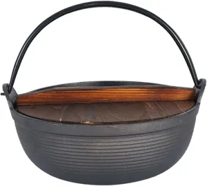 Camping Pot Pan Set Cast Iron Cooking Pot Practical Stockpot for Outdoor Cooking