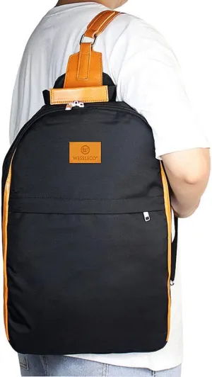 CAMY Chef Knife Bag Folding Knife Bag | 20  Pockets for Knives & Kitchen Tools Fortified 600D Polyester Canvas (Black) 17.7*11.8*3inch