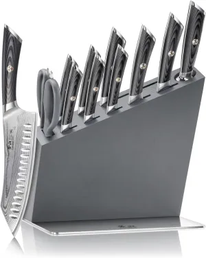 Cangshan NAKA Series X-7 Steel Forged HUA Knife Block Set (12-Piece)