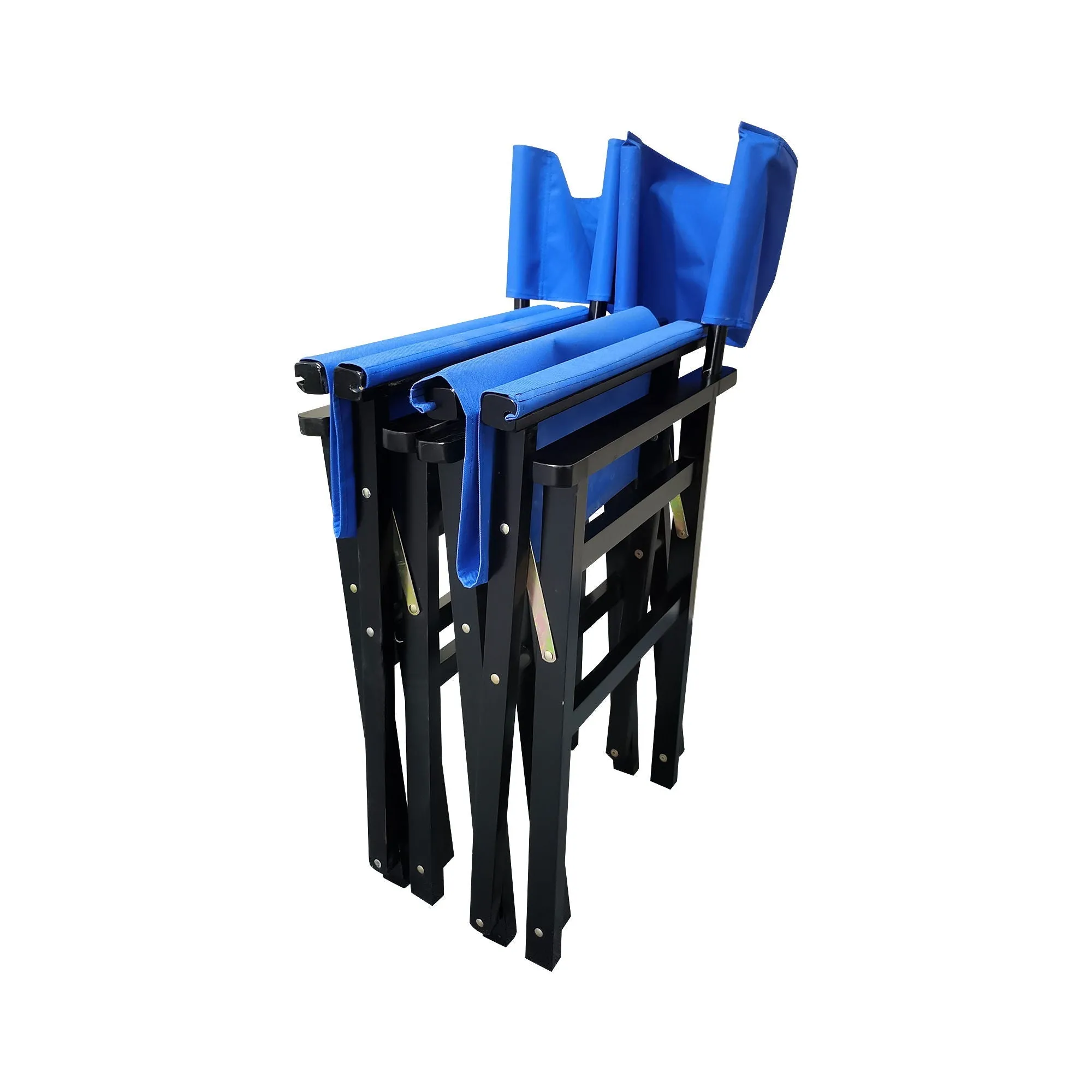 Canvas Director (Set Folding Blue Wooden of Folding Chair Chair Chair Automation-ready 2) Chair - Folding Exclusive deal
