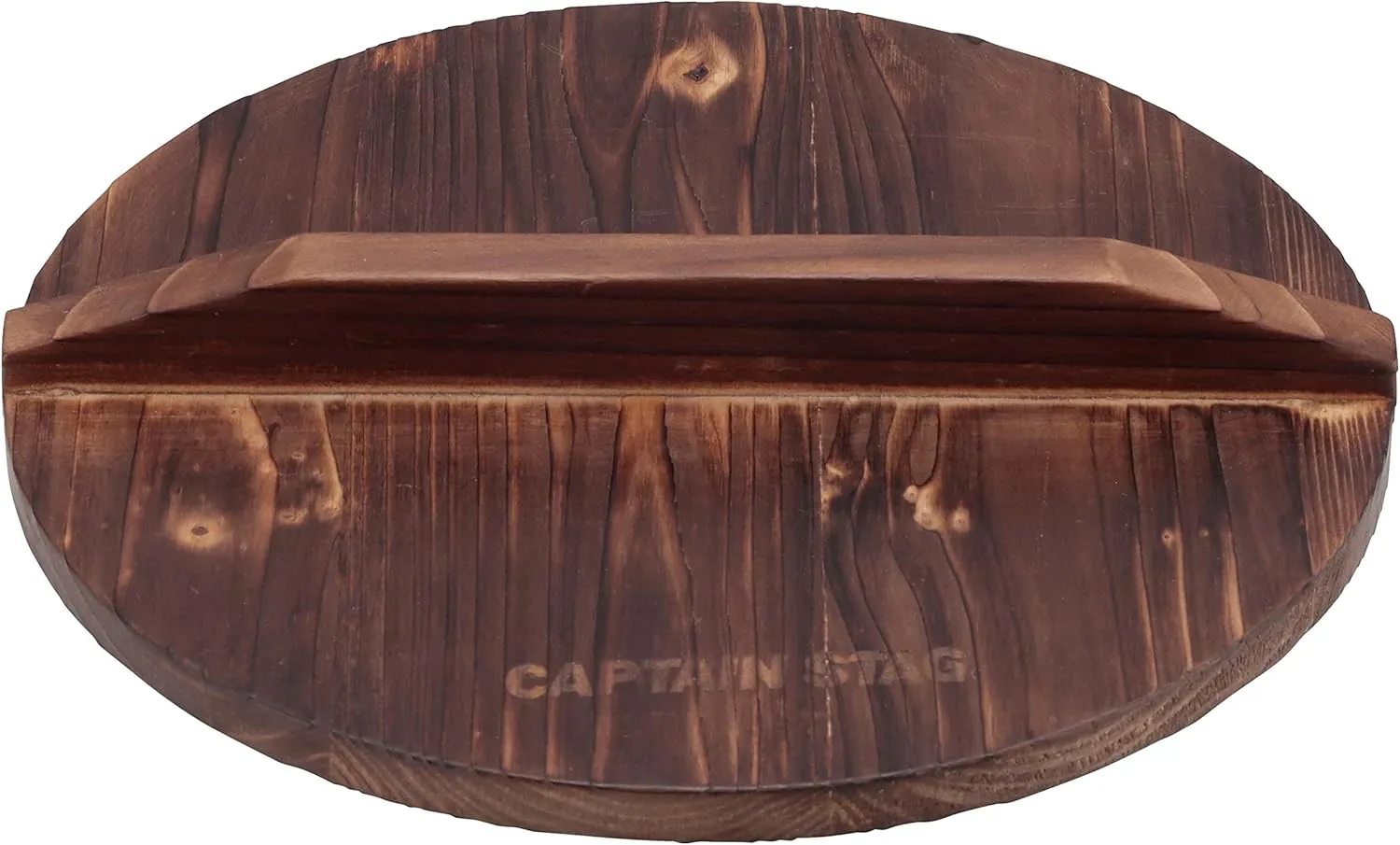 Captain Stag UH-4125 Outdoor Pot, Camping Bonfire Pot with Wooden Lid, 8.7 inches (22 cm), Stainless Steel, Made in Japan