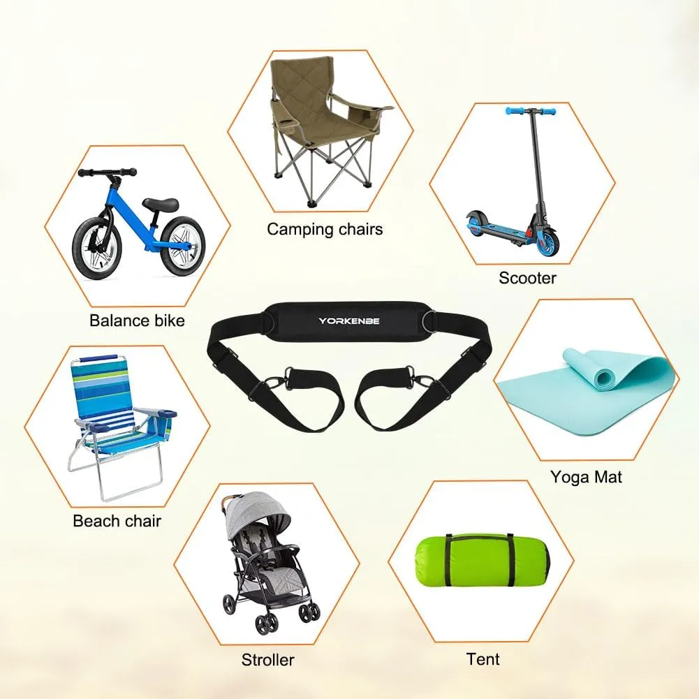 Carry Strap for Folding Chair, Adjustable Beach Chair Backpack Straps,for Beach, Camping