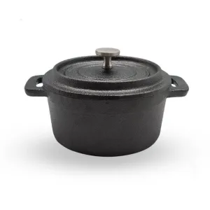 Cast Iron Uncoated Mini Milk Pot Baby Food Pot