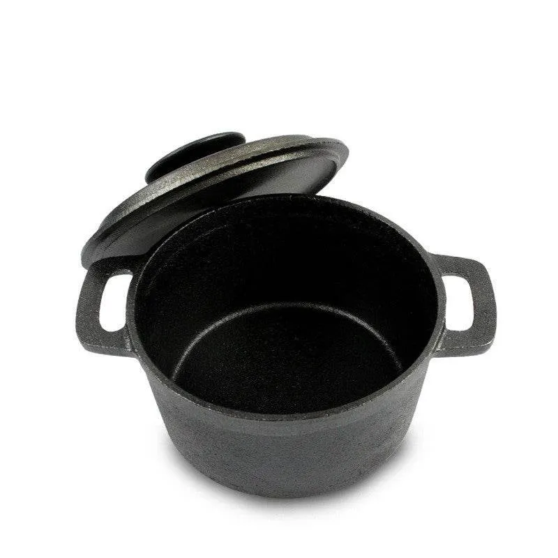 Cast Iron Uncoated Mini Milk Pot Baby Food Pot