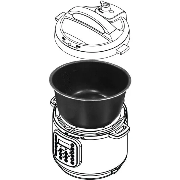 Ceramic Coated Non-Stick Inner Pot - 8Lt