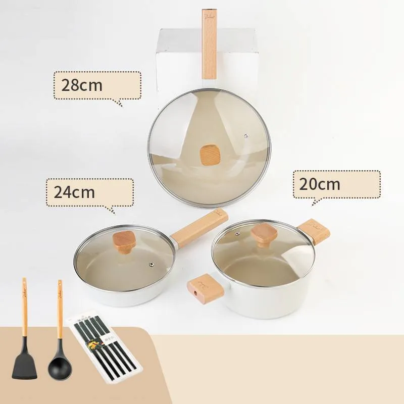Ceramic Non-stick Pan For Gift Gas