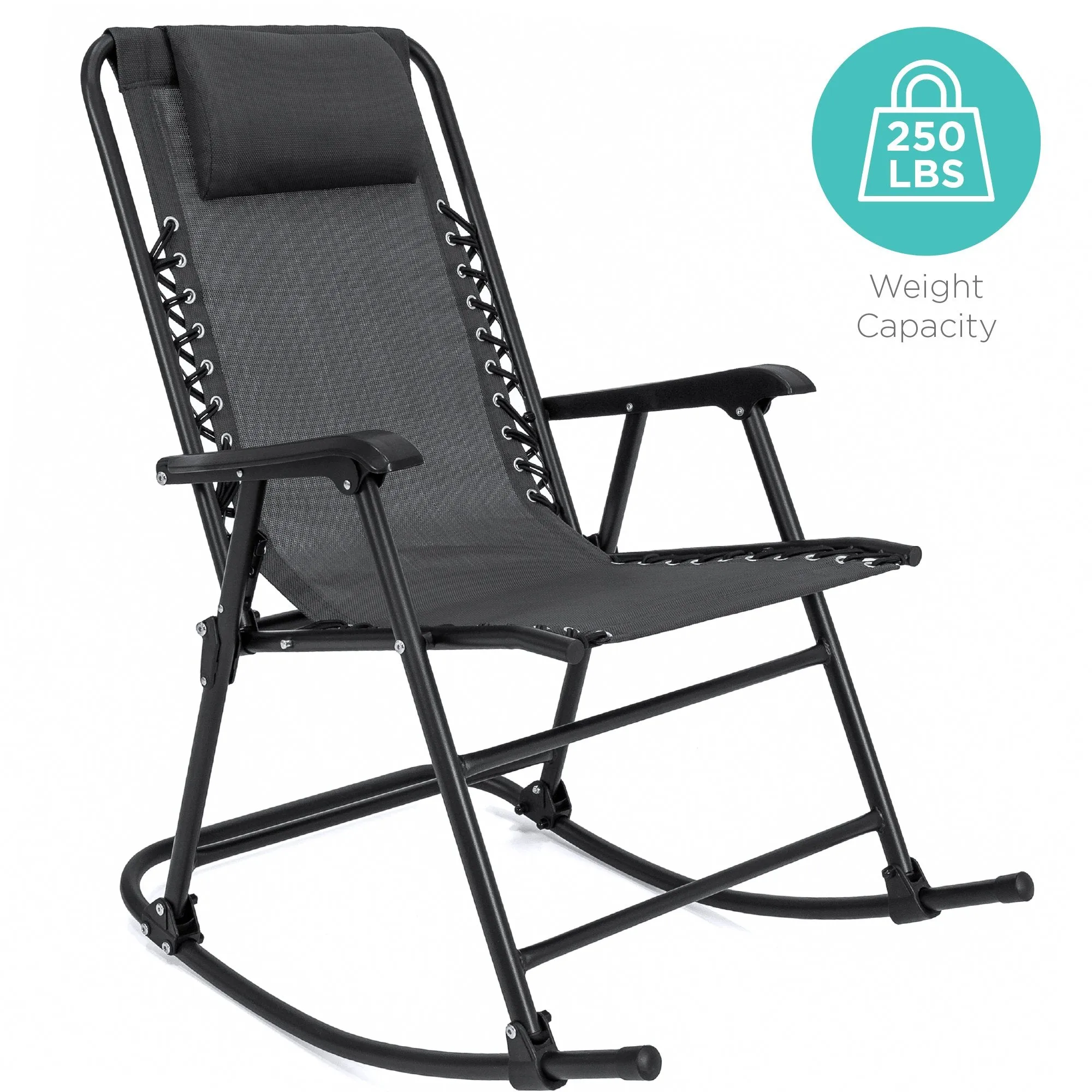 Chair Extensive selection Gravity Lounge Foldable Rocking Patio Zero Fast dispatch
