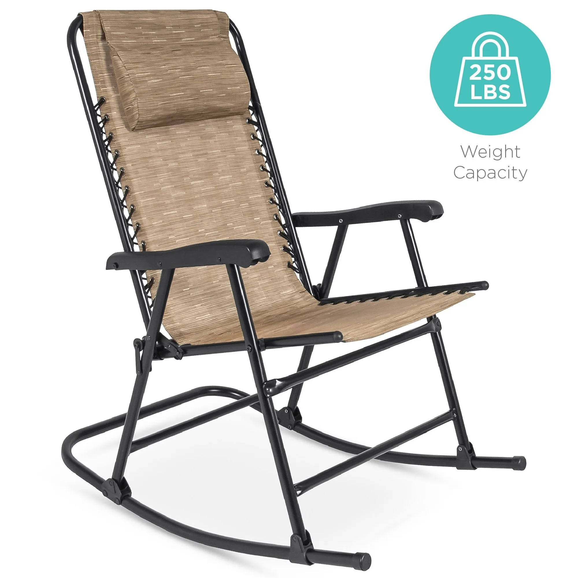 Chair Extensive selection Gravity Lounge Foldable Rocking Patio Zero Fast dispatch