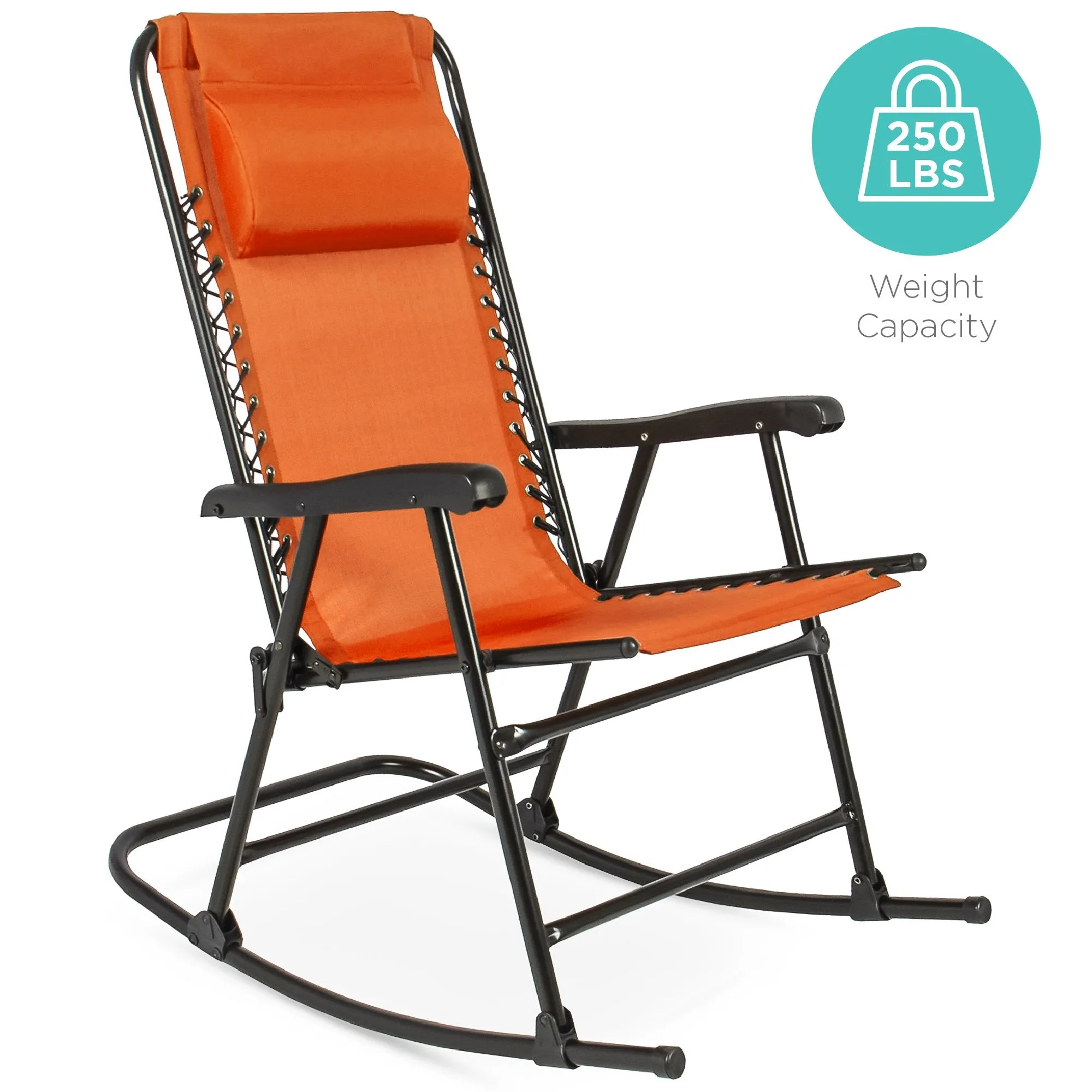 Chair Extensive selection Gravity Lounge Foldable Rocking Patio Zero Fast dispatch