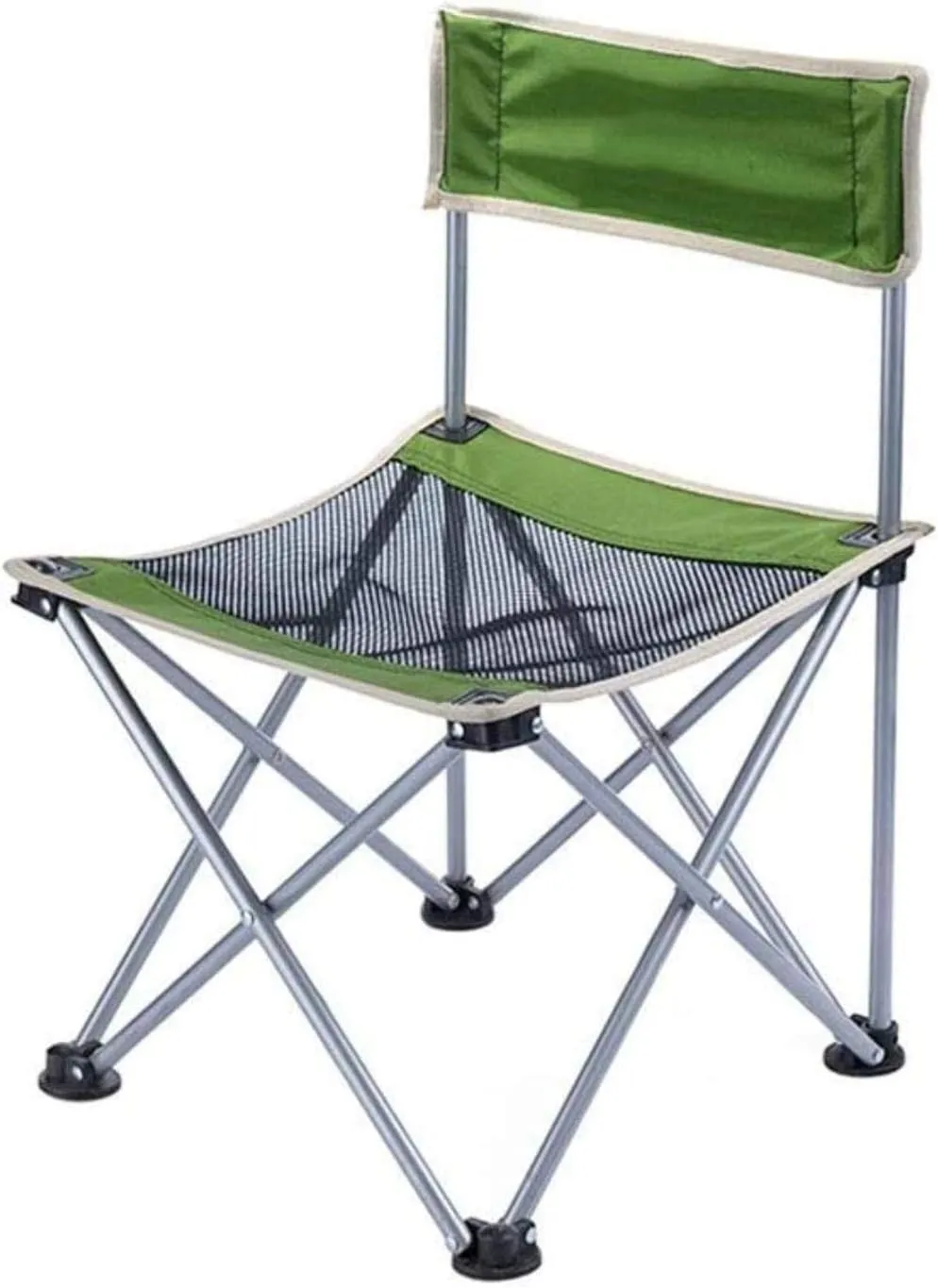 Chair Nylon Fabric Waterproof Tear Resistant Metal Bracket Sturdy and Durable Bottom Non-Slip Design Portable Folding Small Stool Field Sketching Stool Camping Fishing Beach