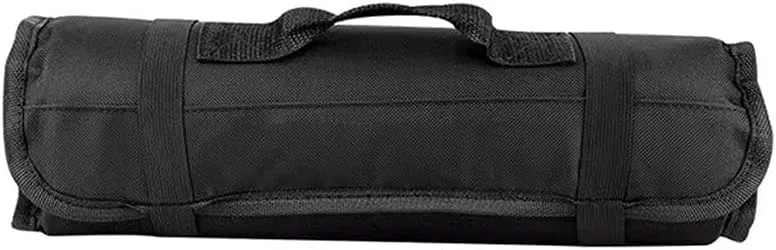 Chef 22 Slots Knife Roll Bag,Chef Knife Kit Bag(BLACK)