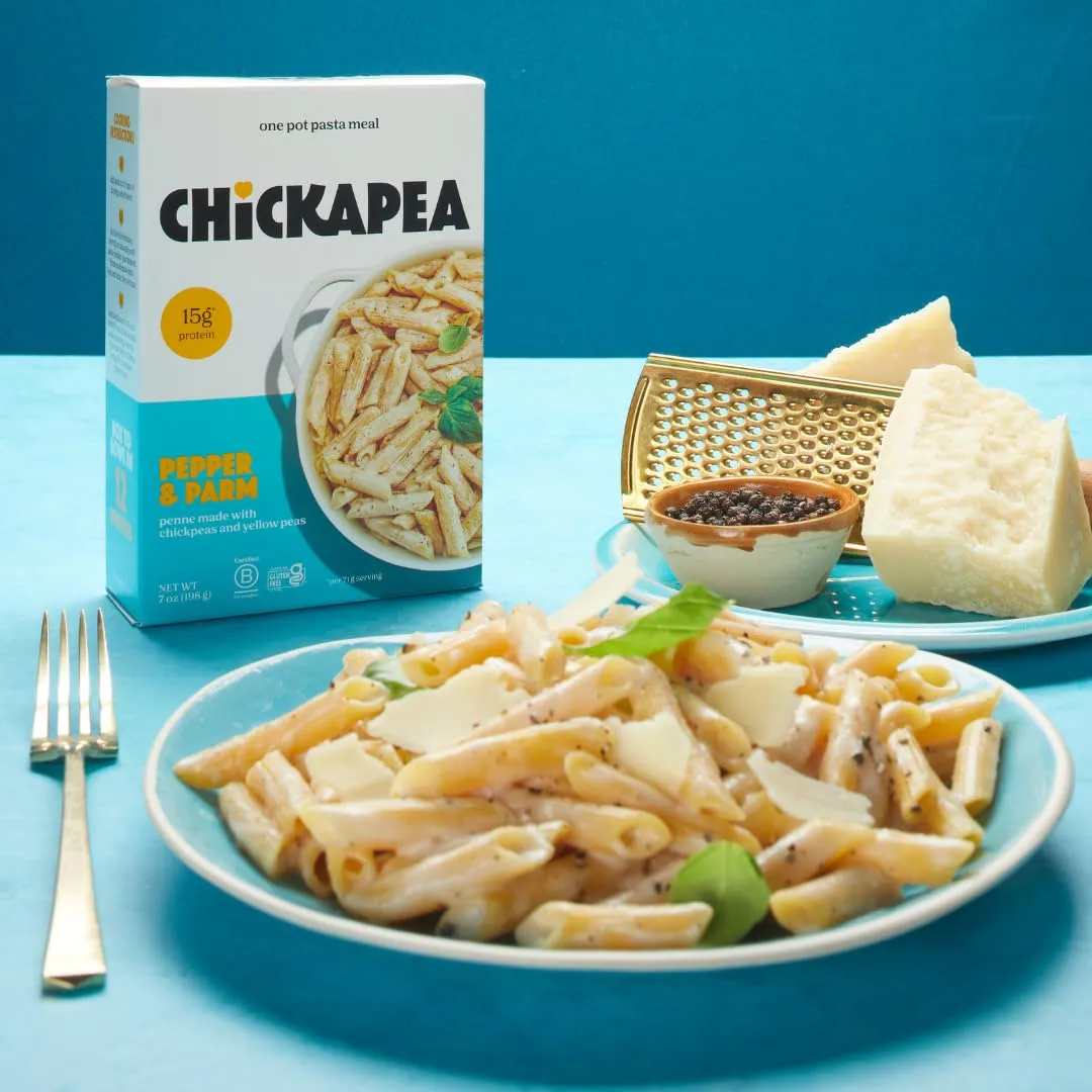 Chickapea One Pot Chickpea Pasta - Cacio e Pepe - 7 oz (Pack of 6)