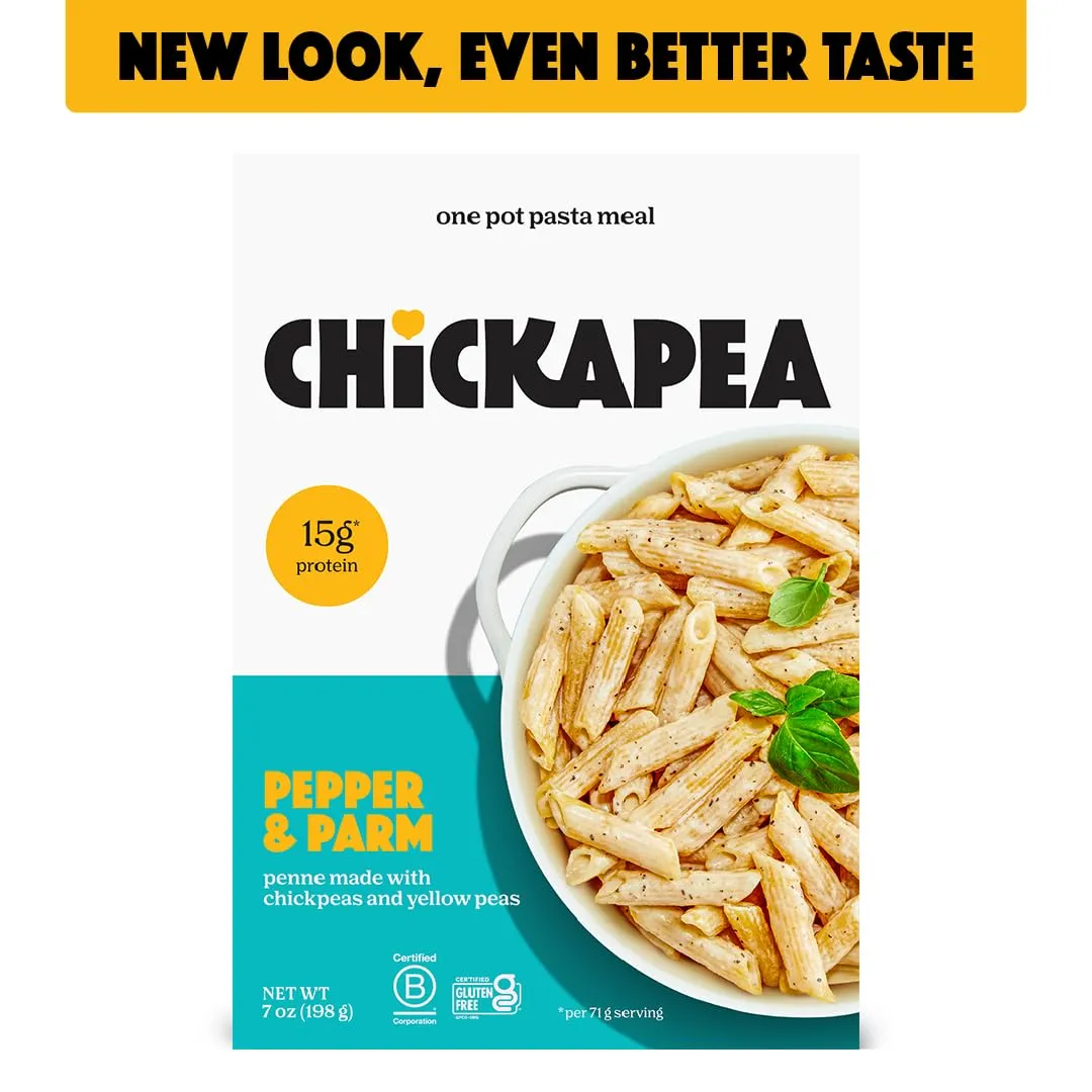 Chickapea One Pot Chickpea Pasta - Cacio e Pepe - 7 oz (Pack of 6)