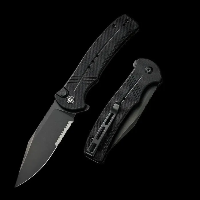 CIVIVI Cogent Flipper, Black G10 Handle, 3.47" 14C28N Blade
