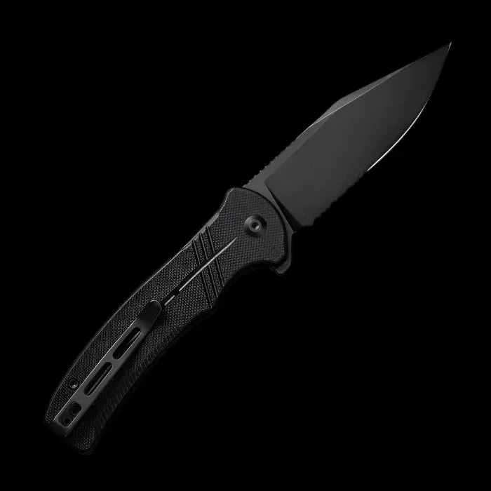 CIVIVI Cogent Flipper, Black G10 Handle, 3.47" 14C28N Blade