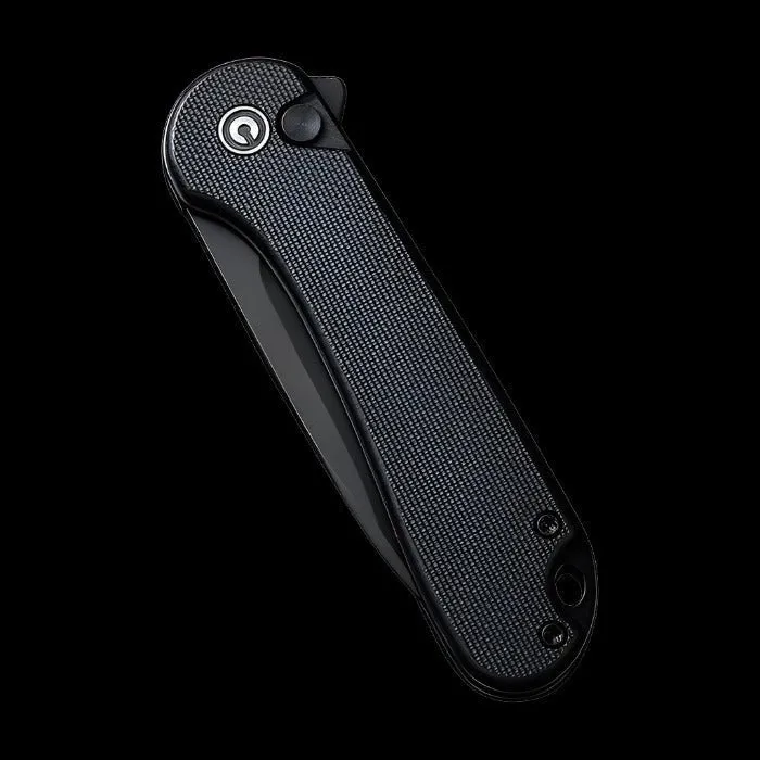 CIVIVI Elementum 2, Black G10 Handle, Black Stonewashed Nitro-V Blade