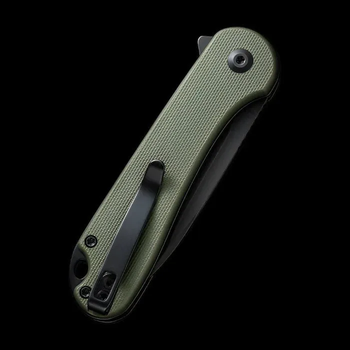 CIVIVI Elementum II Flipper, OD Green G10 Handle, 2.96" Nitro-V Blade
