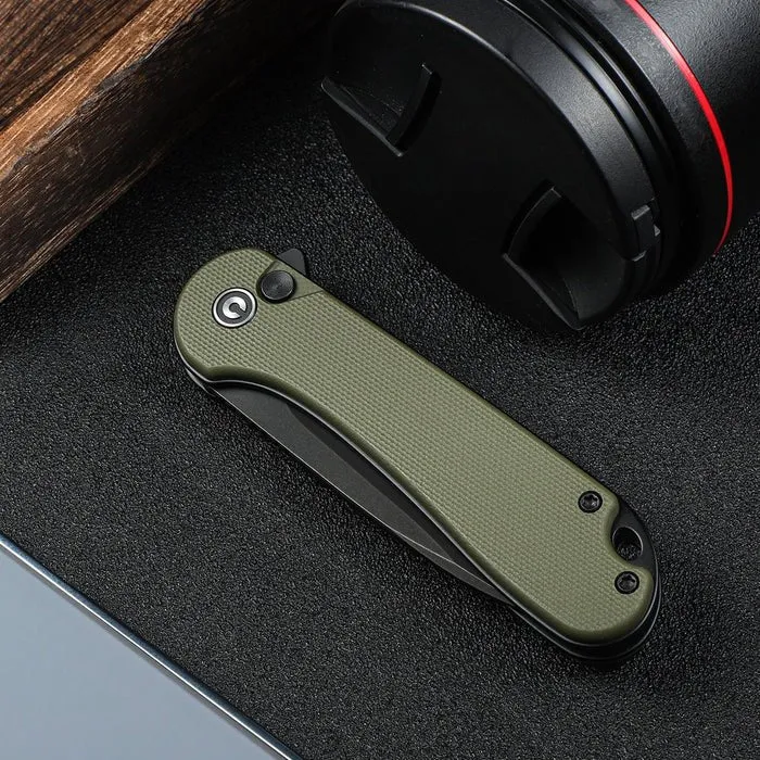 CIVIVI Elementum II Flipper, OD Green G10 Handle, 2.96" Nitro-V Blade