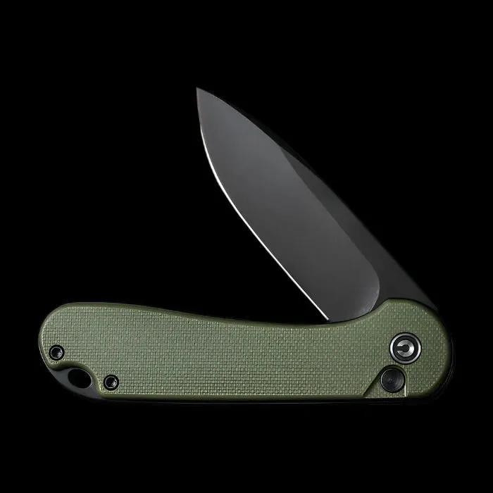 CIVIVI Elementum II Flipper, OD Green G10 Handle, 2.96" Nitro-V Blade