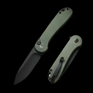 CIVIVI Elementum II Flipper, OD Green G10 Handle, 2.96" Nitro-V Blade