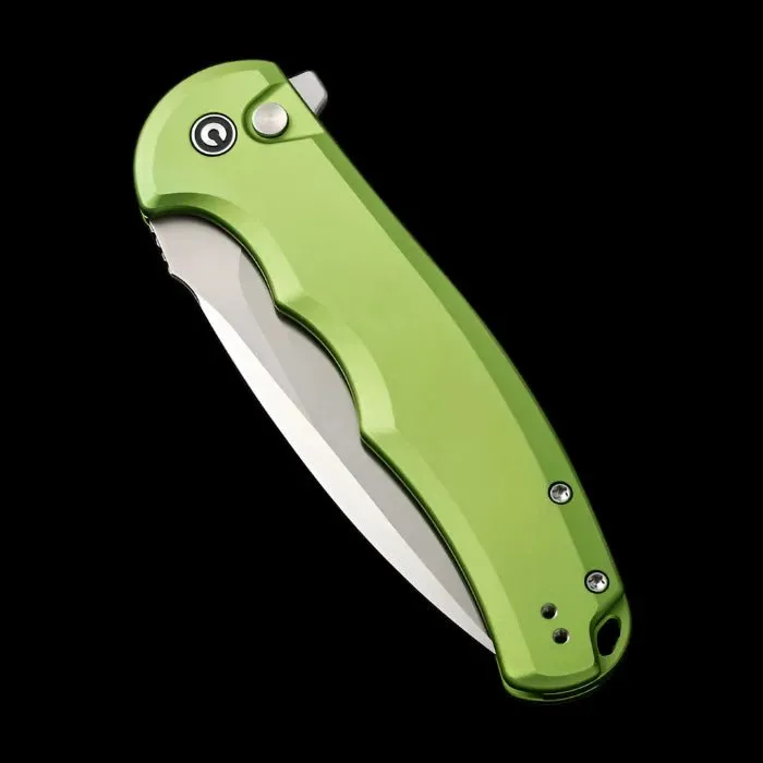 CIVIVI Praxis Flipper, Lime Green Aluminum Handle, 3.75" Nitro-V Blade