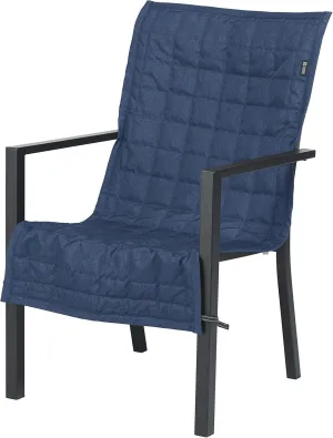 Classic Accessories Montlake Water-Resistant 45 Inch Patio Chair Slipcover, Heather Indigo, Patio Furniture Covers