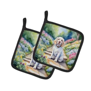 Clumber Spaniel Heat Resistant Pot Holders for Cooking