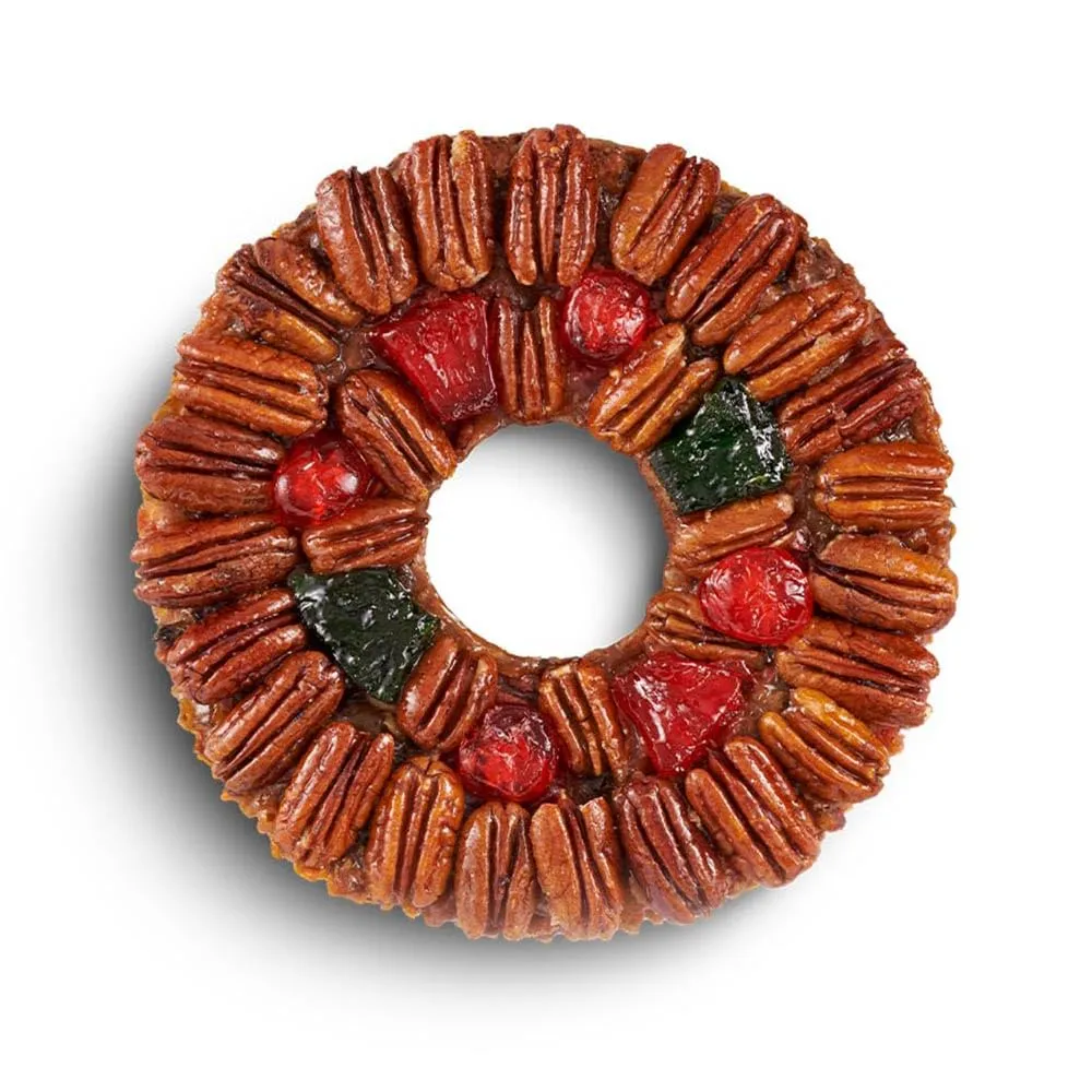 Collin Street Bakery DeLuxe® Fruitcake in Collectible Gift Tin - 101 Regular Size 7” Cake with Pecans, Cherries, Pineapple, Papaya, Raisins, & Honey