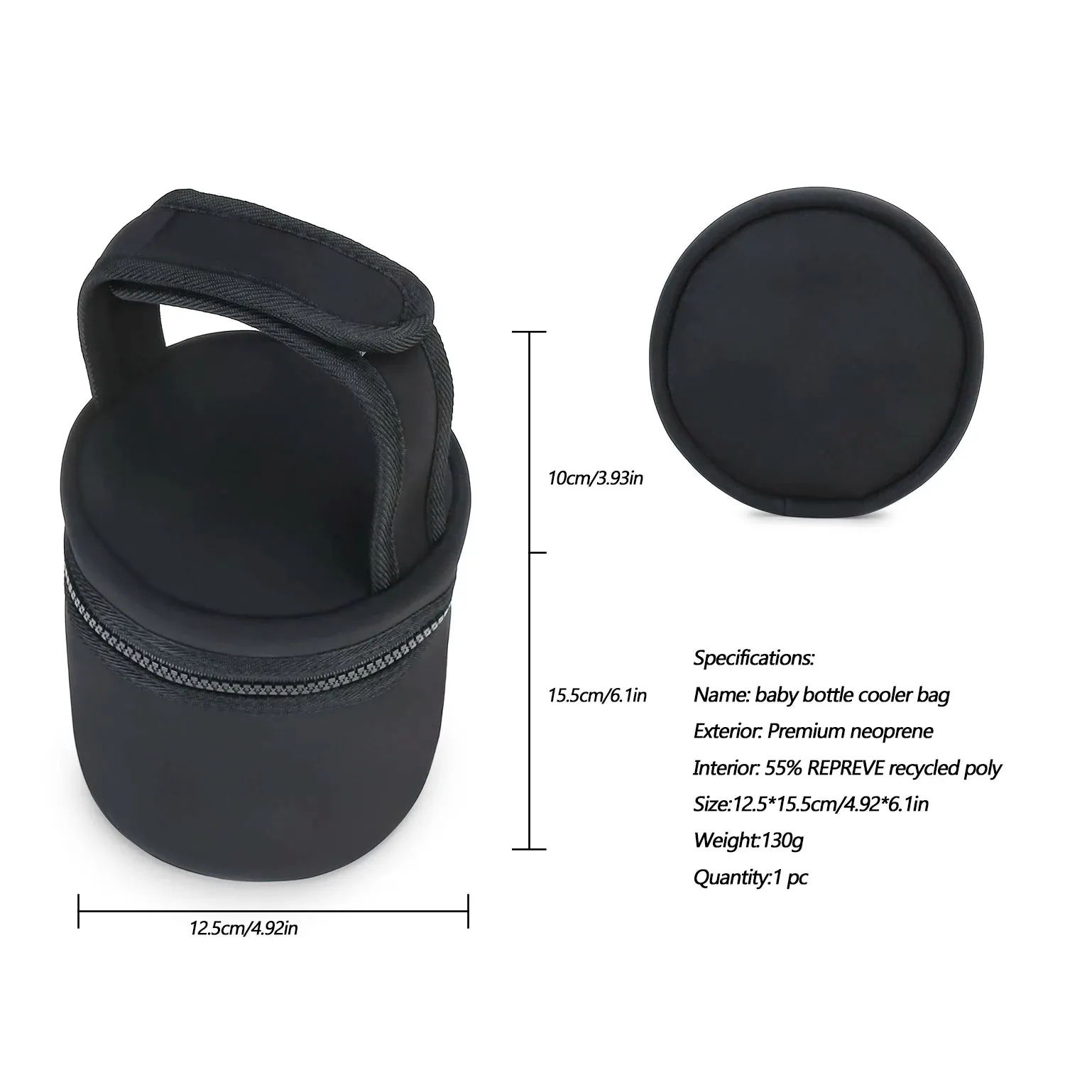 Compact Insulated Baby Bottle Carrier - Keep Milk Fresh On-the-Go