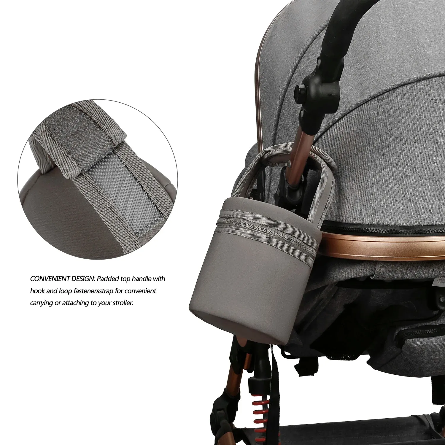 Compact Insulated Baby Bottle Carrier - Keep Milk Fresh On-the-Go