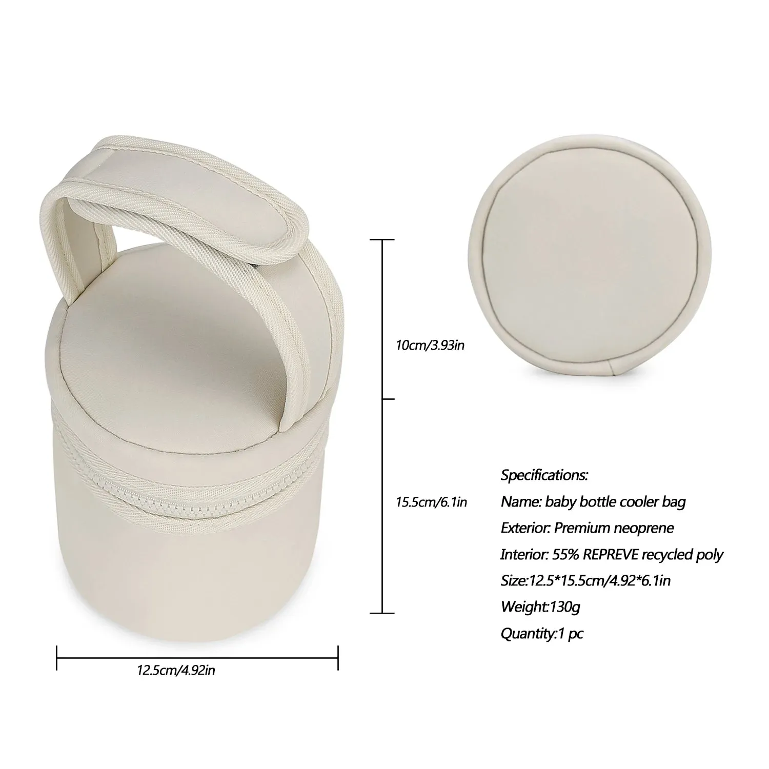 Compact Insulated Baby Bottle Carrier - Keep Milk Fresh On-the-Go