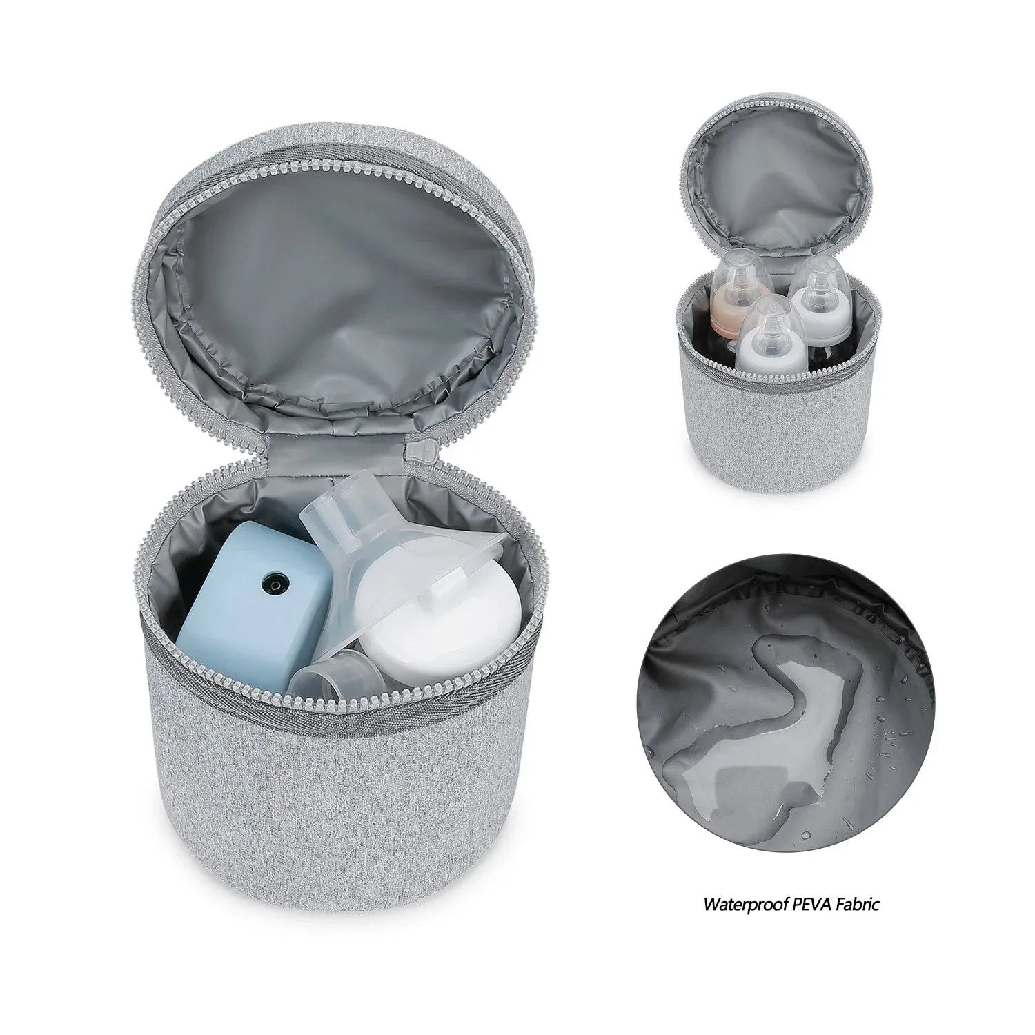 Compact Insulated Baby Bottle Carrier - Keep Milk Fresh On-the-Go