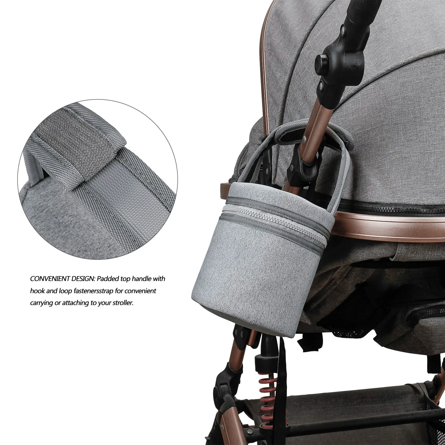 Compact Insulated Baby Bottle Carrier - Keep Milk Fresh On-the-Go