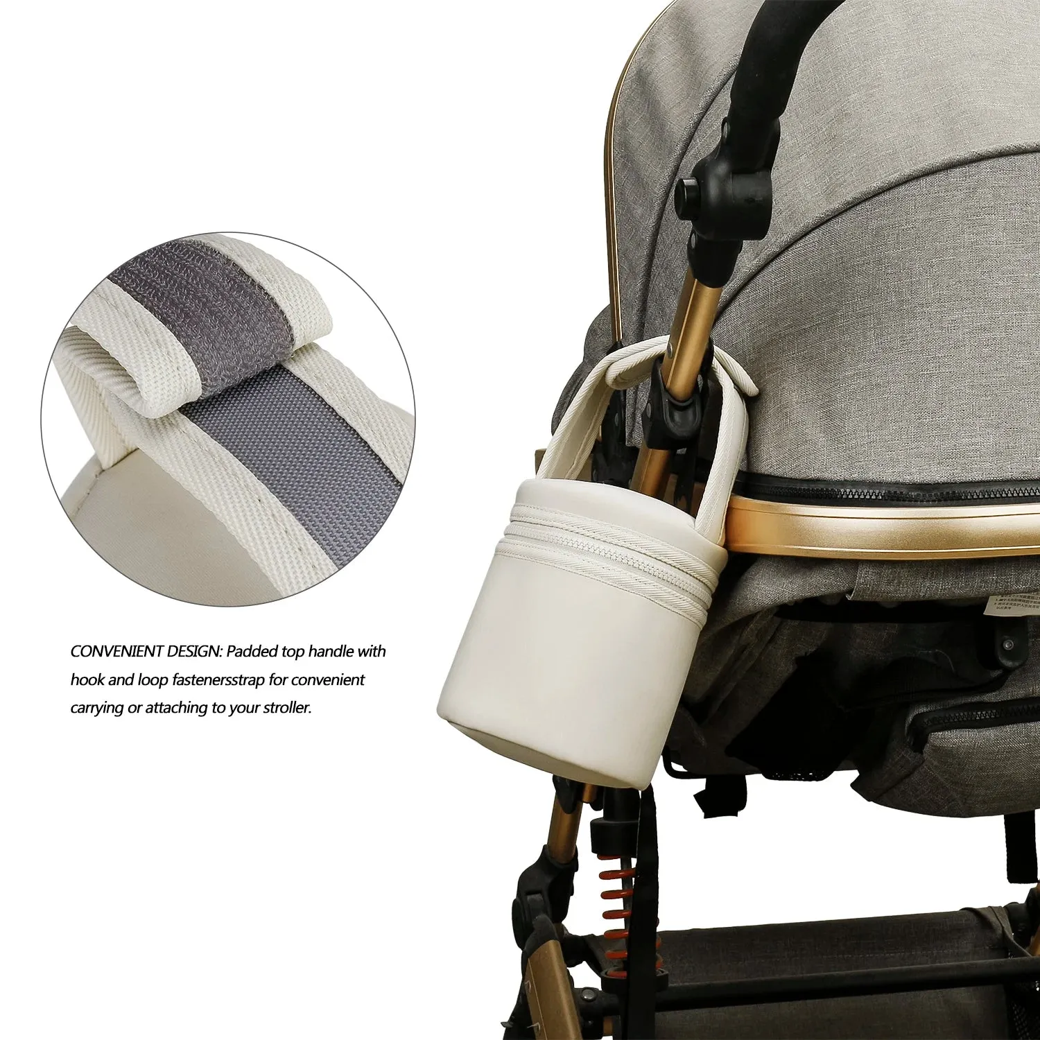 Compact Insulated Baby Bottle Carrier - Keep Milk Fresh On-the-Go
