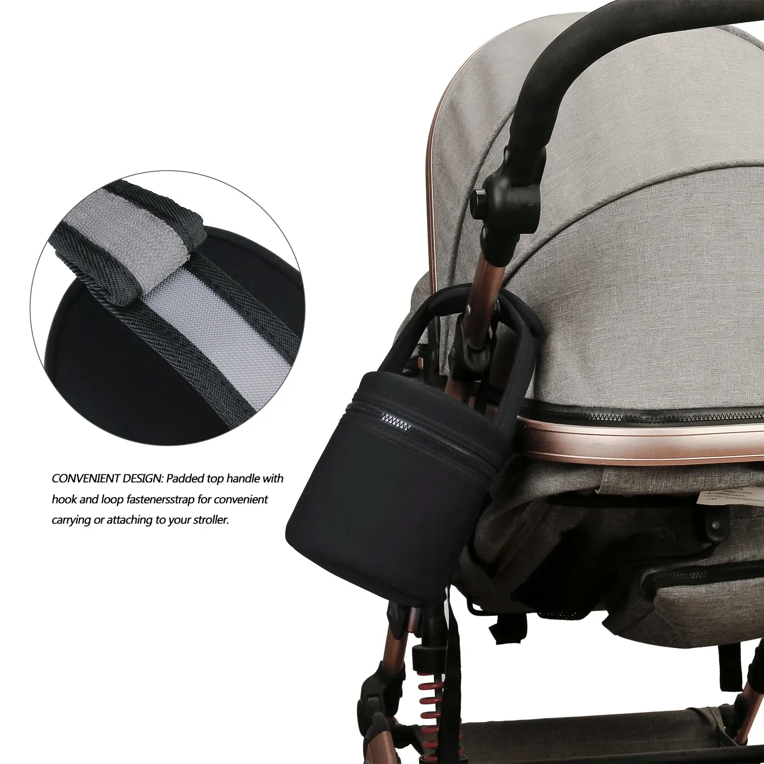 Compact Insulated Baby Bottle Carrier - Keep Milk Fresh On-the-Go