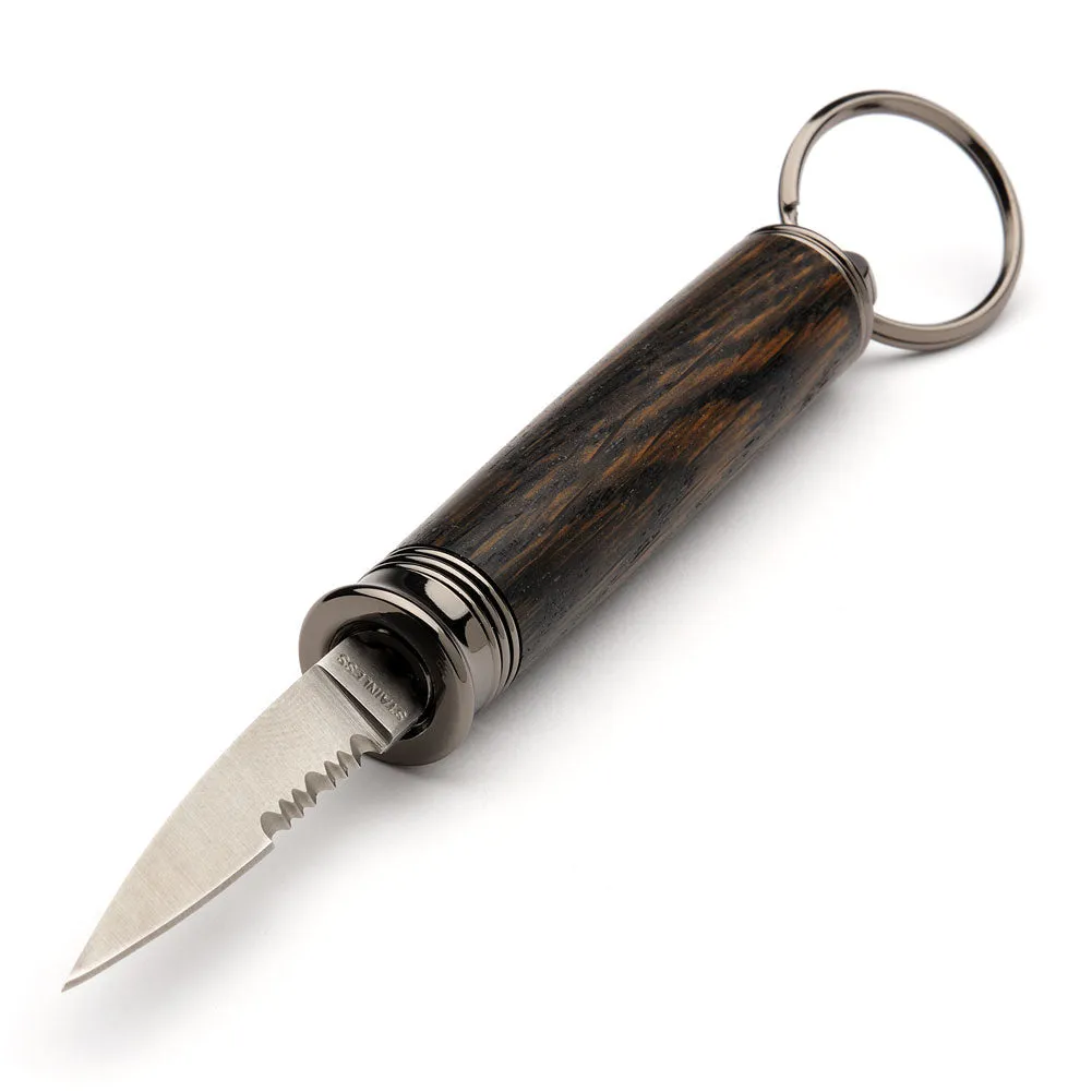 Compact Key Ring Knife Kit - Gun Metal