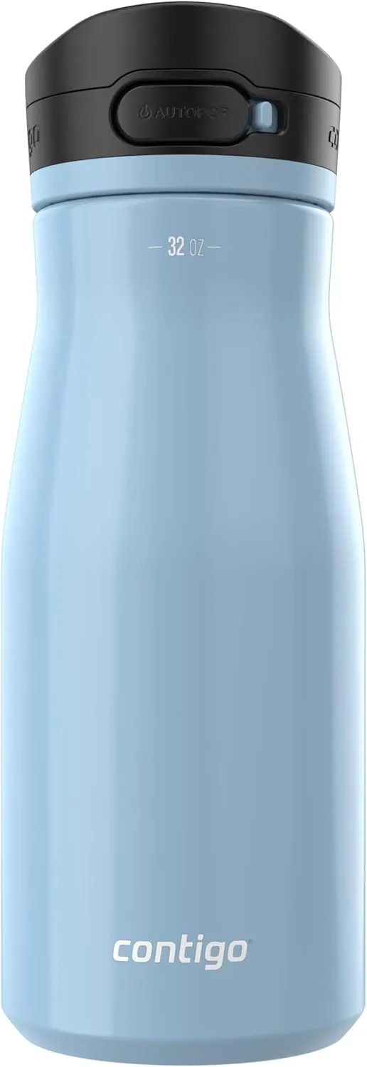 Contigo Jackson Water Bottle, 32 oz, Glacier
