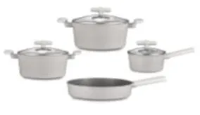 Continental Homeware Non Stick Ceramic Coating Aluminium Pot Set 7 Piece CH1057