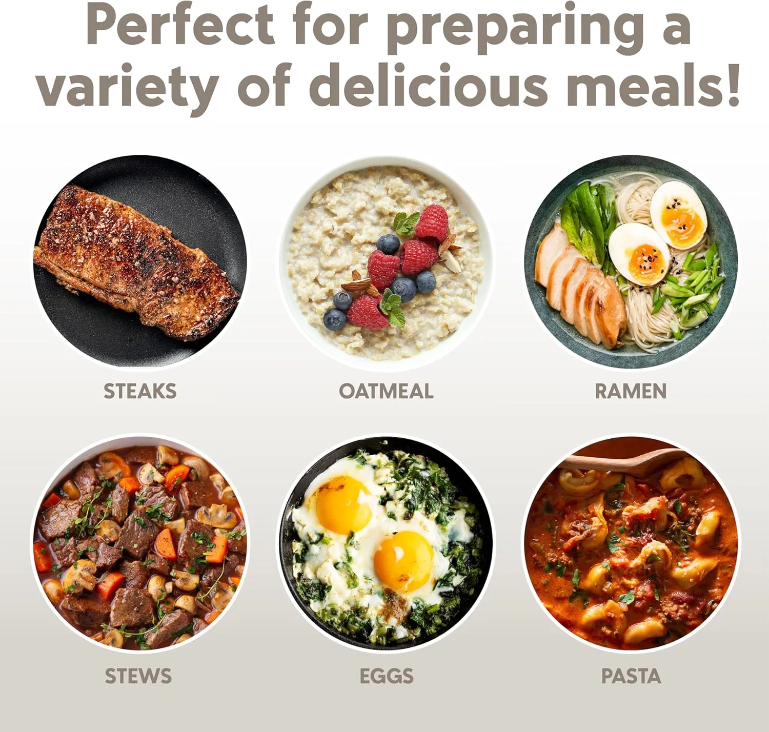 COOK WITH COLOR Electric Hot Pot, 1.6L Mini Cooker, 700W Power, Non-Stick Surface, Thermal Cut-Out Protection, Perfect for Rice, Noodles, Soups, Stews, Dorms, Apartments, and Small Kitchens, Cream