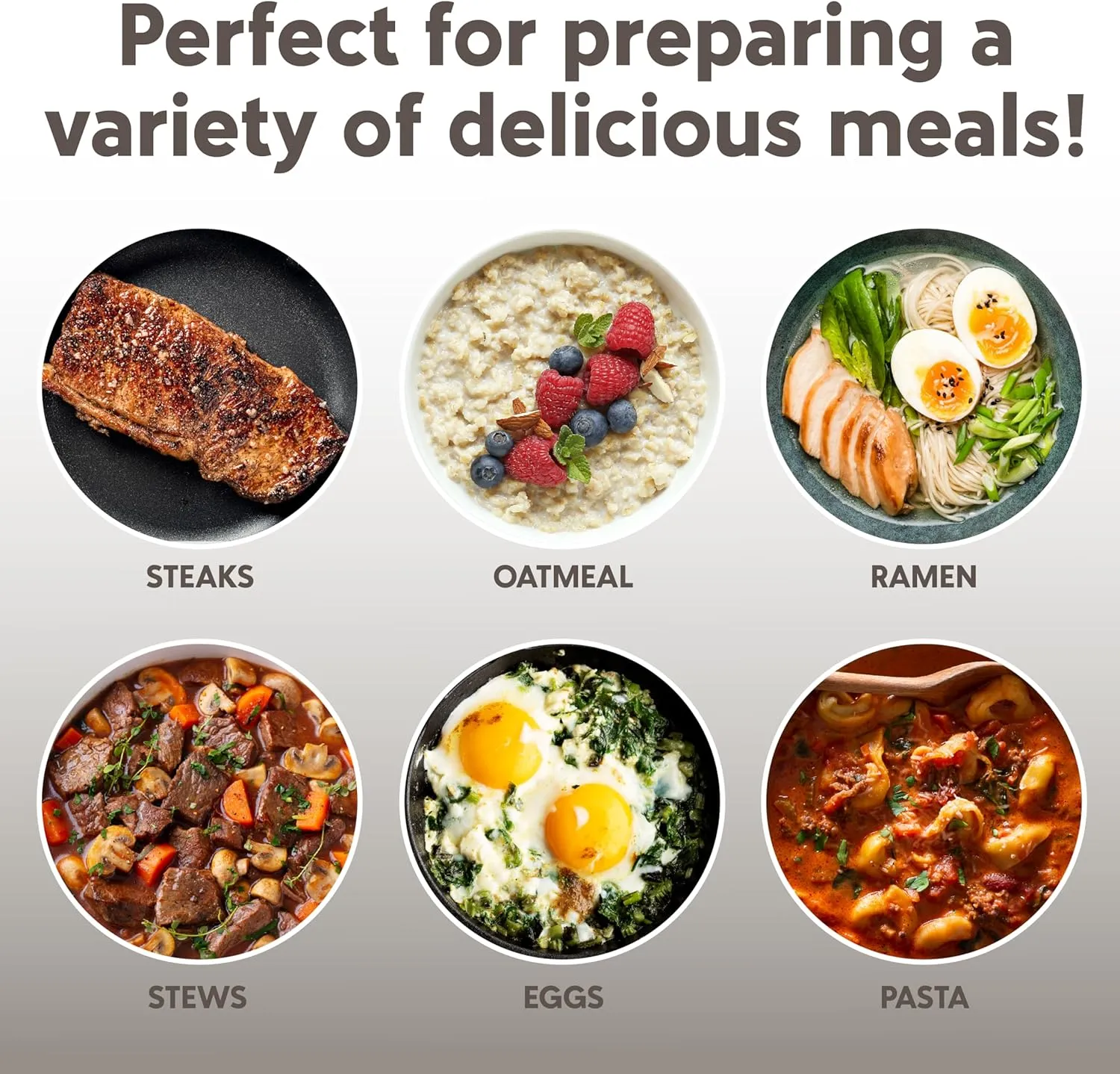 COOK WITH COLOR Electric Hot Pot, 1.6L Mini Cooker, 700W Power, Non-Stick Surface, Thermal Cut-Out Protection, Perfect for Rice, Noodles, Soups, Stews, Dorms, Apartments, and Small Kitchens, Greige