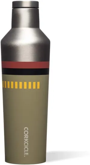 Corkcicle Canteen 16 oz Star Wars Insulated Stainless Steel Bottle, Boba Fett