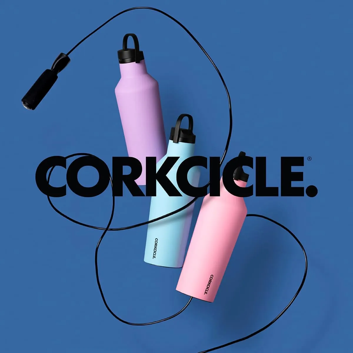 Corkcicle Sport Canteen Insulated Tumbler, Rainbow Unicorn, 20 oz – Reusable Water Bottle Keeps Beverages Cold for 25 Hours & Hot 12 Hours – Cupholder Friendly Tumbler with Screw-On Cap