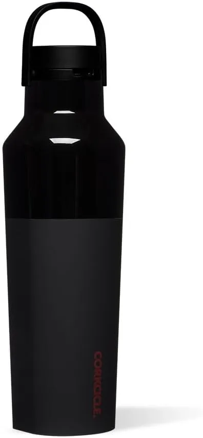 Corkcicle x Star Wars Darth Vader Sport Canteen Insulated Tumbler, 20 oz – Reusable Water Bottle Keeps Beverages Cold for 25 Hours & Hot 12 Hours – Cupholder Friendly Tumbler with Screw-On Cap