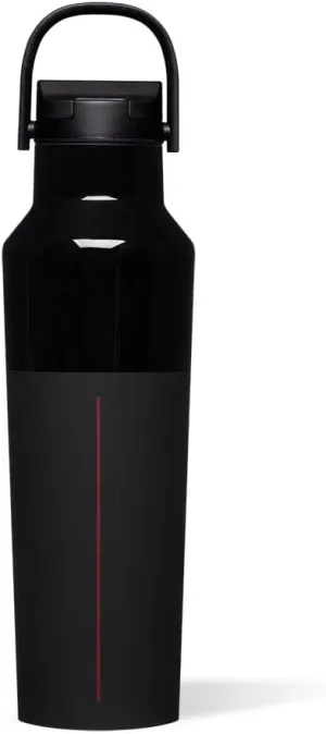 Corkcicle x Star Wars Darth Vader Sport Canteen Insulated Tumbler, 20 oz – Reusable Water Bottle Keeps Beverages Cold for 25 Hours & Hot 12 Hours – Cupholder Friendly Tumbler with Screw-On Cap