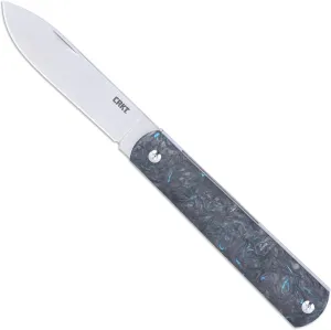 CRKT A.P.C. Everyday Carry Folding Knife: Drop Point with M390 Steel Blade, Carbon Fiber Handle, Slip Joint, 6814