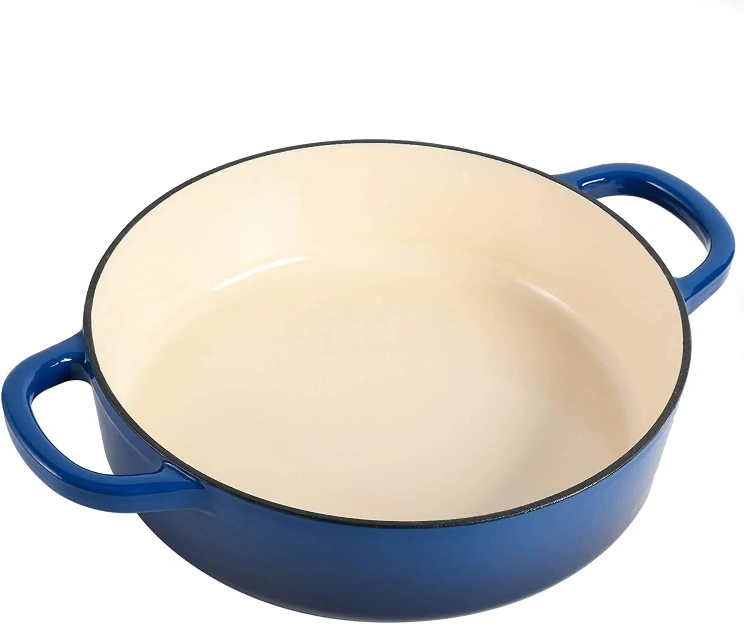Crock-Pot Crock Pot Artisan Enameled Cast Iron Braiser W/Lid, 5 Quart, Sapphire Blue